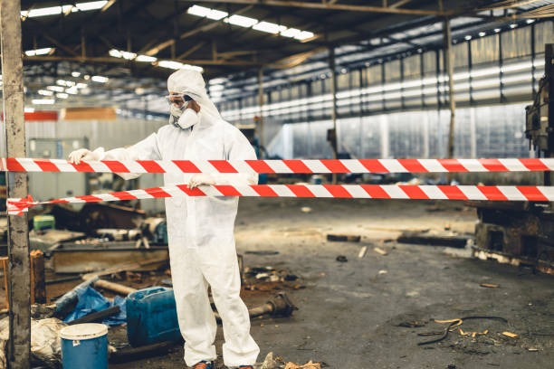 Professional Infectious Disease Decontamination technician working in Van Buren, AR